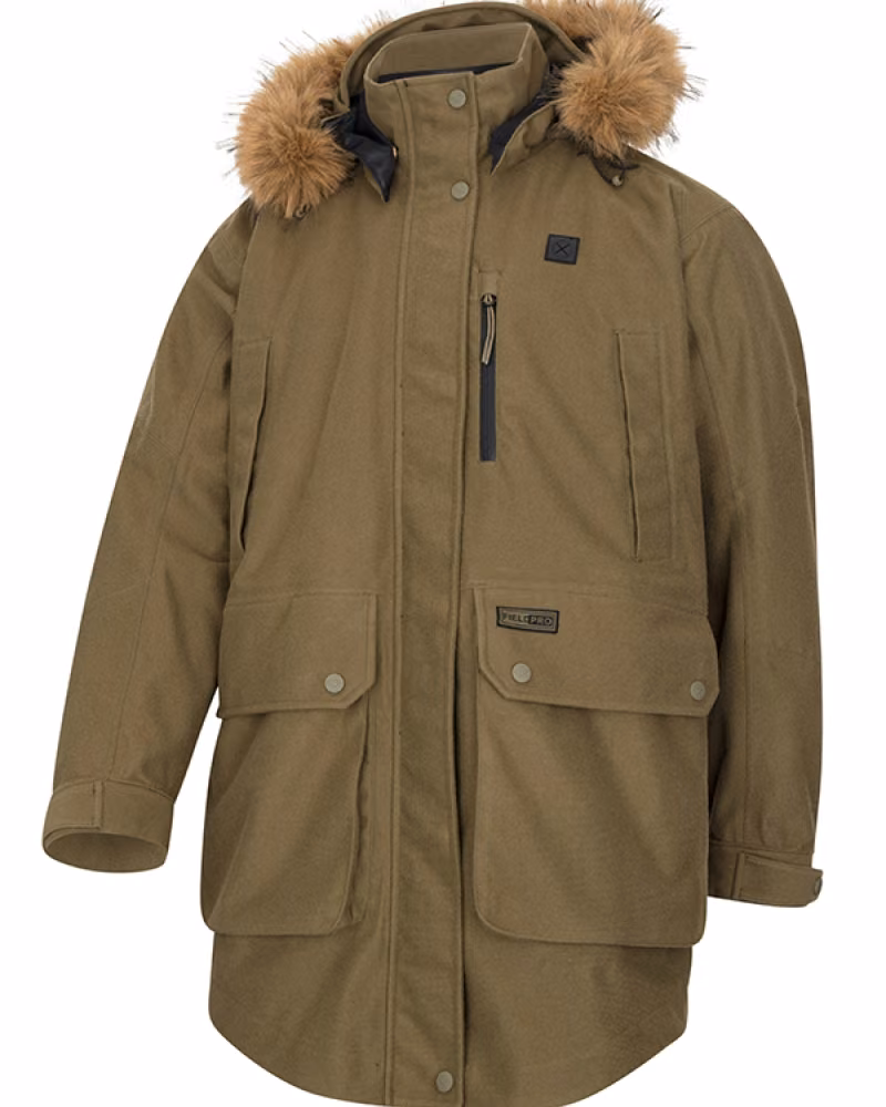Hoggs of Fife Torness Ladies Trilaminate 3-in-1 Jacket in Olive, front view