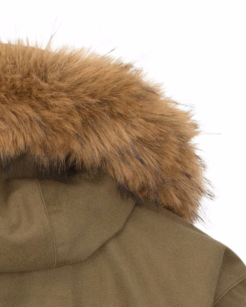 Hoggs of Fife Torness Ladies Trilaminate 3-in-1 Jacket in Olive, hood detail view