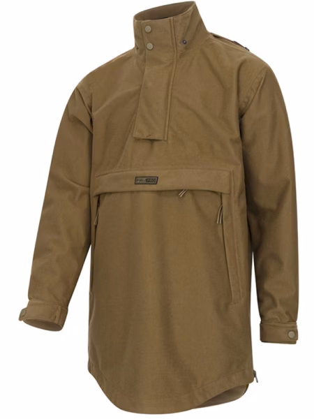 Hoggs of Fife Torness Ladies Trilaminate Smock in Olive, front view