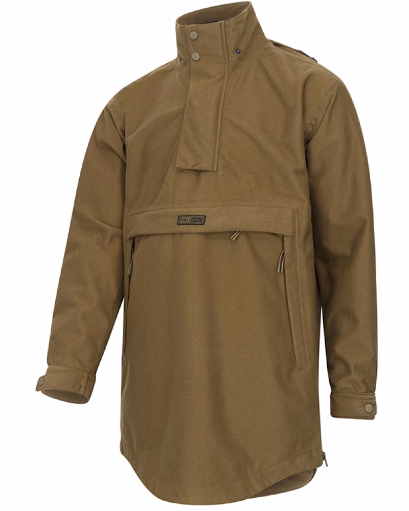 Hoggs of Fife Torness Ladies Trilaminate Smock in Olive, front view