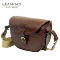 Guardian Canterbury Chestnut Leather Cartridge Bag