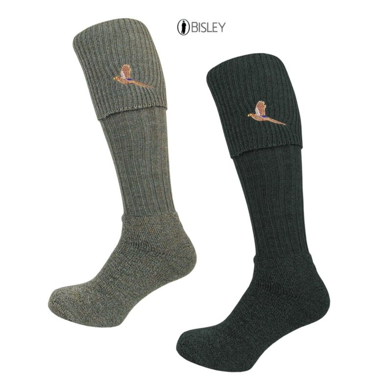 Bisley Pheasant Breek Socks in Tweed Traditional Shooting and Hunting Socks Bisley Pheasant Breek Socks in Tweed Traditional Shooting and Hunting Socks