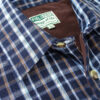 navy brown shirt
