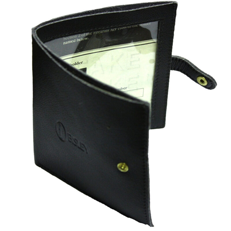 Bisley Shotgun Certificate Wallet Leather