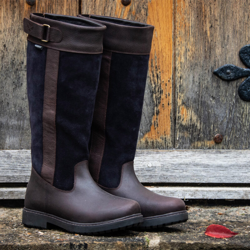 Cleveland Ladies Country Boots in navy Cleveland Ladies Country Boots in navy