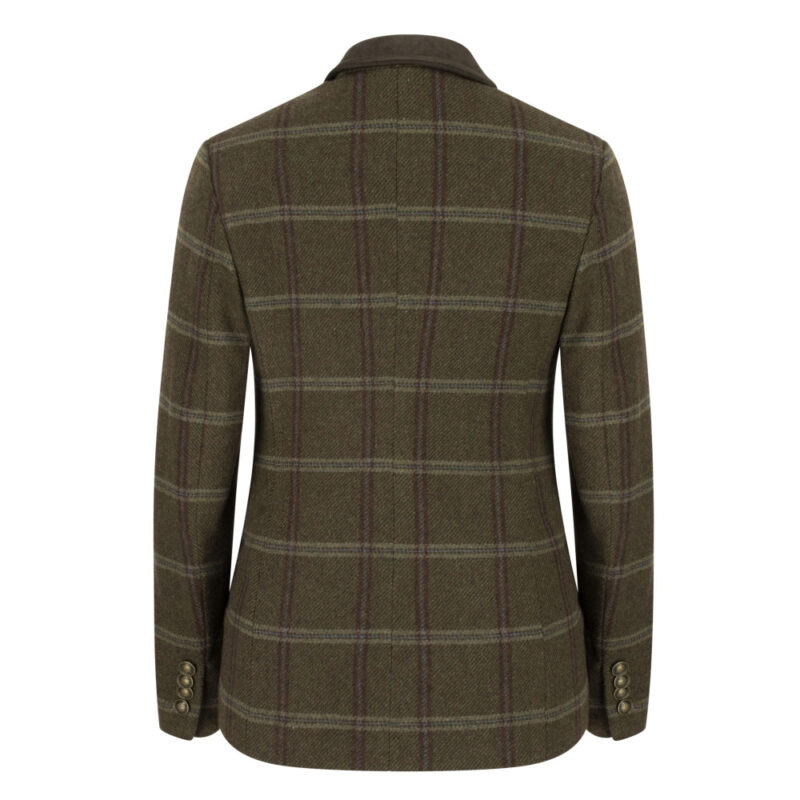 Hoggs of Fife Musselburgh Ladies Tweed Hacking Jacket Back Hoggs of Fife Musselburgh Ladies Tweed Hacking Jacket Back