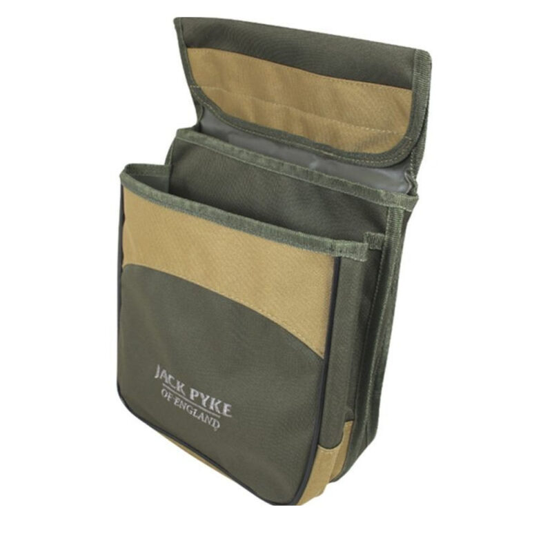 Jack Pyke Sporting Cartridge Pouch Green Double Pocket Belt Loop Jack Pyke Sporting Cartridge Pouch Green Double Pocket Belt Loop