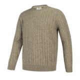 Jedburgh Crew Neck Cable Pullover