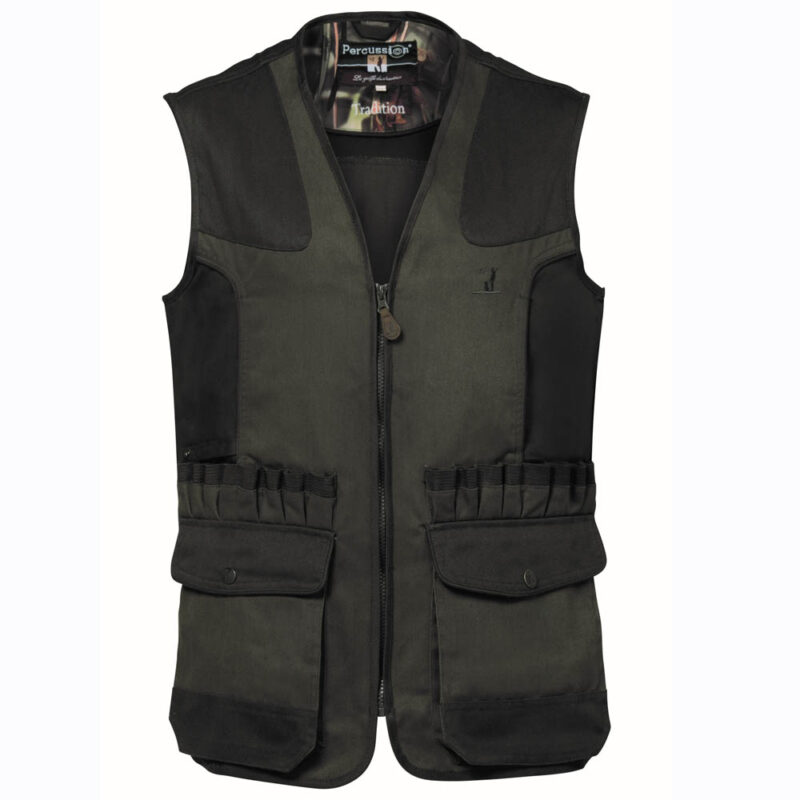 Percussion Gilet Vest “Traditional” with external cartridge holders Percussion Gilet Vest “Traditional” with external cartridge holders