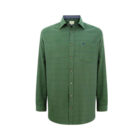Shetland check shirt in green