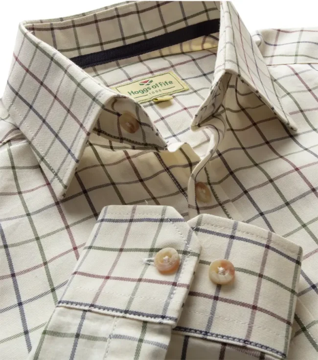 Balmoral Luxury Tattersall Shirt By Hoggs of Fife