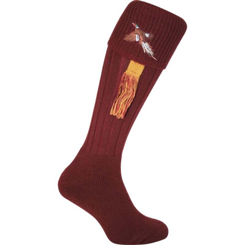 burgandby sock Jack- Pyke Pheasent sock