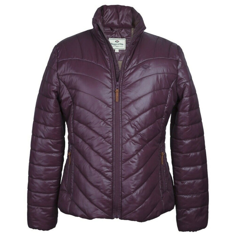 hoggs of fife wilton jacket in plum hoggs of fife wilton jacket in plum