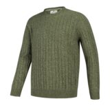Hoggs of Fife Jedburgh Crew Neck Cable Pullover