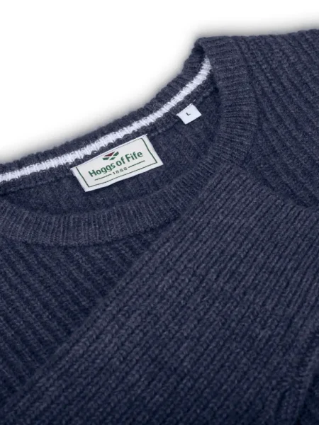 Borders Ribbed Knit Pullover By Hoggs of Fife