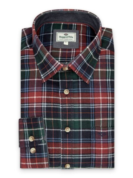Hoggs of Fife Pitlochry Flannel Check Shirt