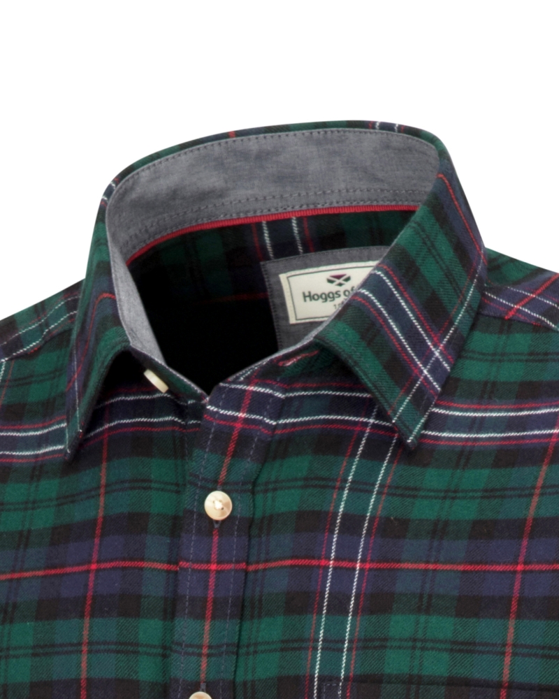 Dark Green Tartan Check