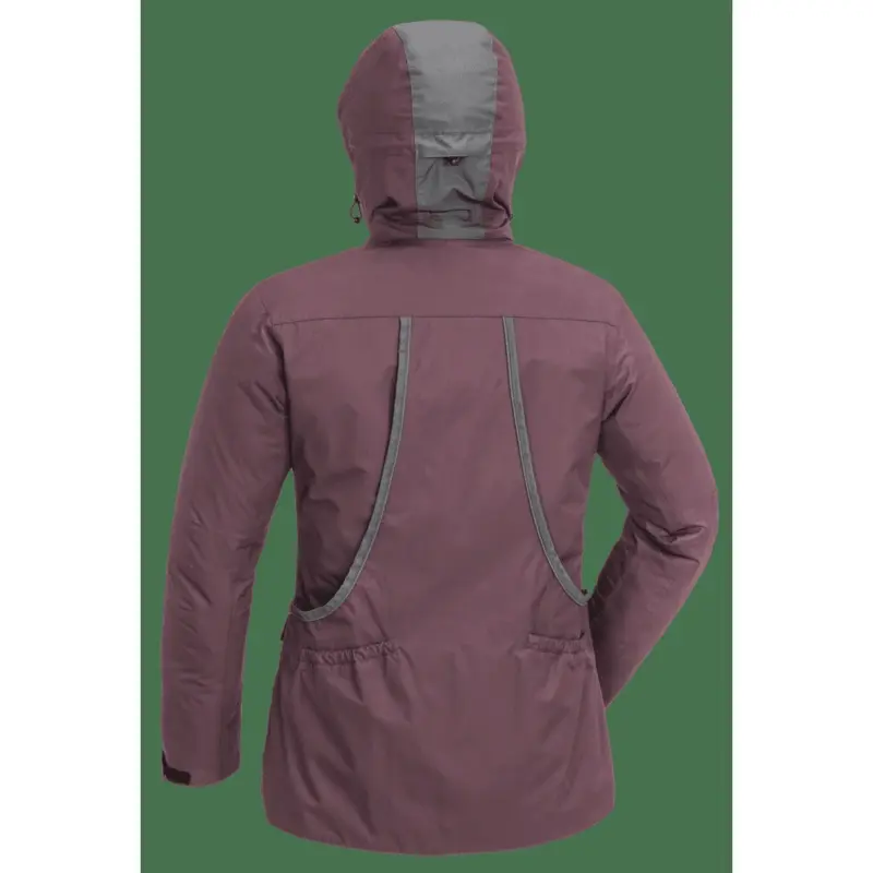 ladies pinewood dog jacket in plum ladies pinewood dog jacket in plum