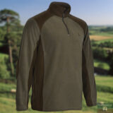 percussion half zip country fleece1
