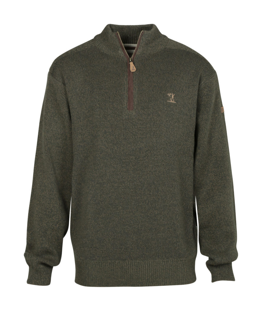 percussion sweater zipped khaki percussion sweater zipped khaki